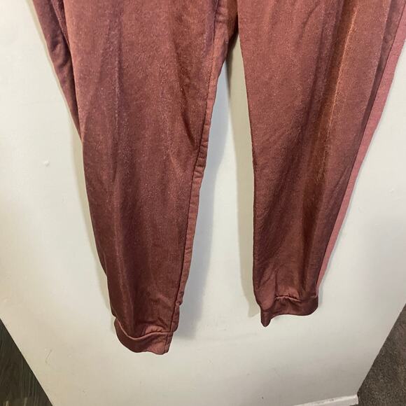 Asos Mauve Muted Pink Terry Jogger Casual Sweatpant Ankle Length Plus Size 14 - Picture 3 of 9